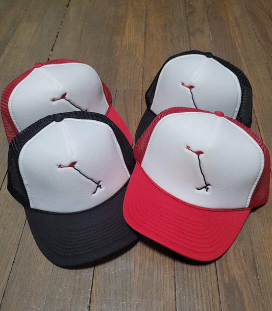 Appreciate Hearts&Clubs Trucker Hats
