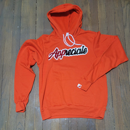 Appreciate Pull Over Hoodie- Poppy Red/Multi