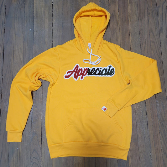 Appreciate Pull Over Hoodie- Yellow/Multi